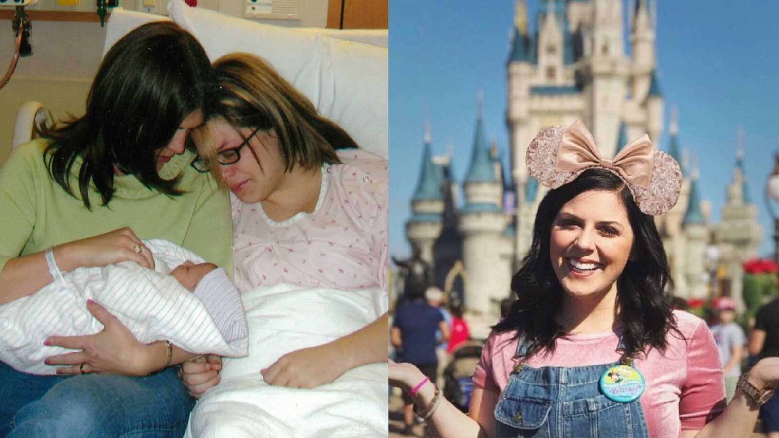 birth mom reunites with her daughter's adoptive family in Disney World