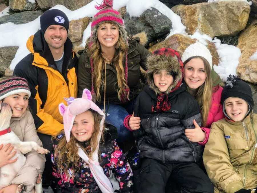 Family who was once in need are giving back to other families for christmas