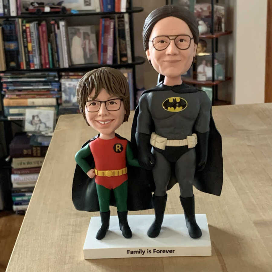 Father son bobbleheads