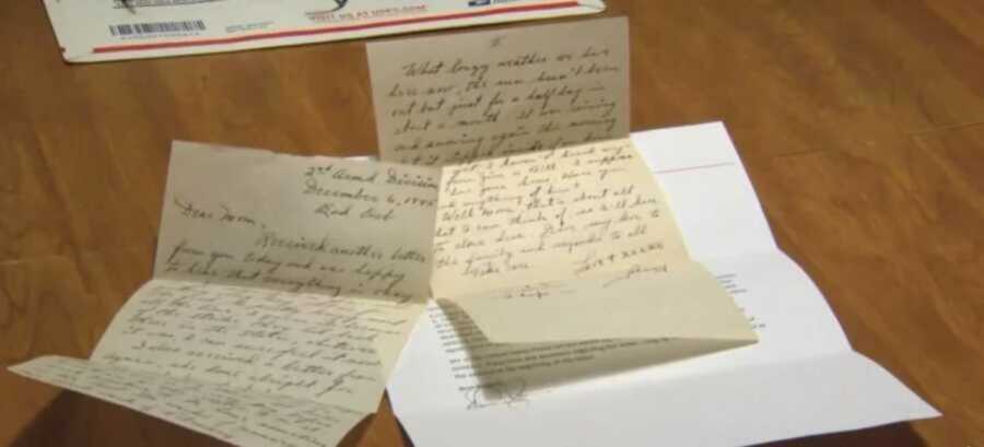 letters written by late WWII veteran